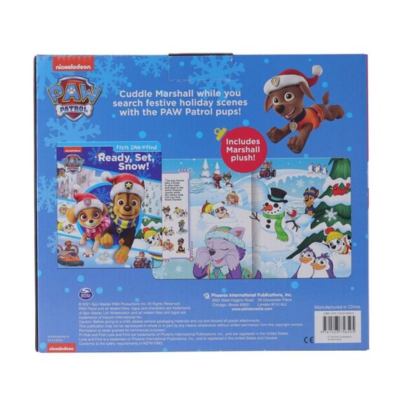 Nickelodeon PAW Patrol Holiday Gift Set With‎ Marshall Plush & Book - Picture 3 of 3